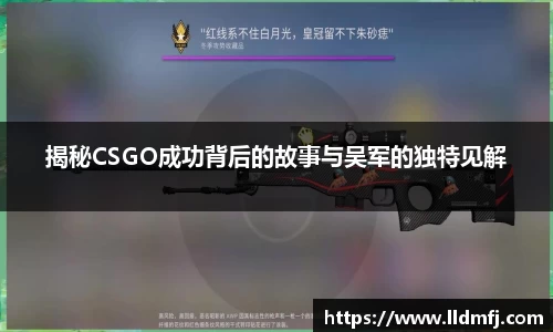 揭秘CSGO成功背后的故事与吴军的独特见解